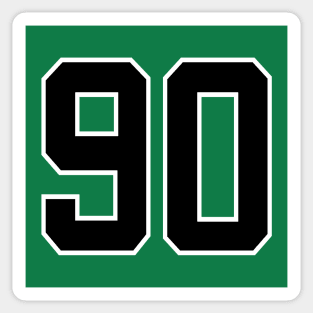 Number 90 Sticker